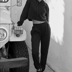 Free People Upcycle Joggers & Hoodie (sold as a set)